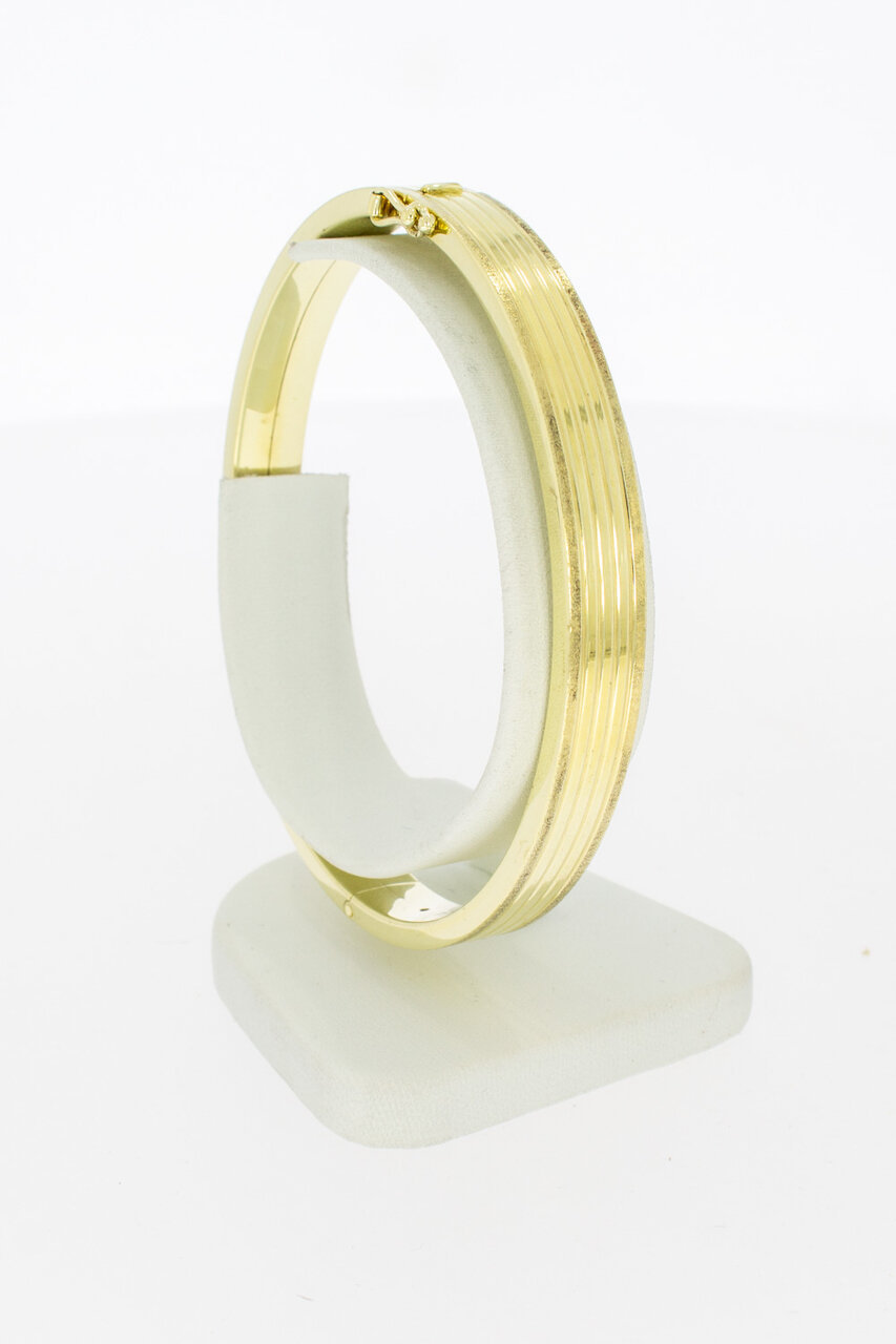 Bangle- armband geel goud 14 Karaat