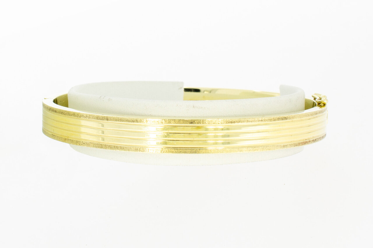 Bangle- armband geel goud 14 Karaat