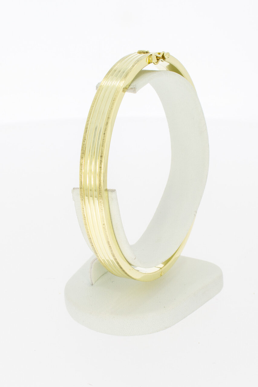 Bangle- armband geel goud 14 Karaat