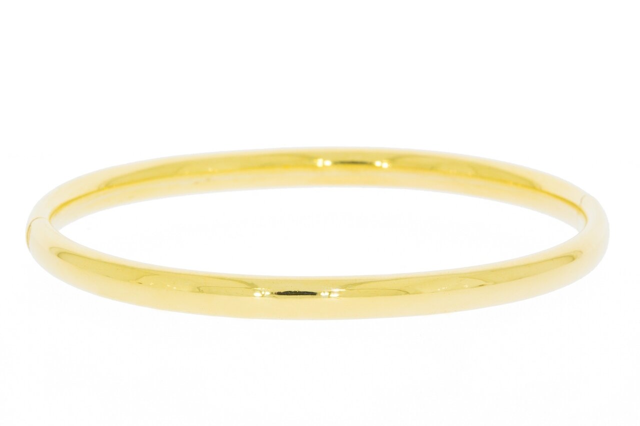 Geelgouden Slavenarmband 14 Karaat