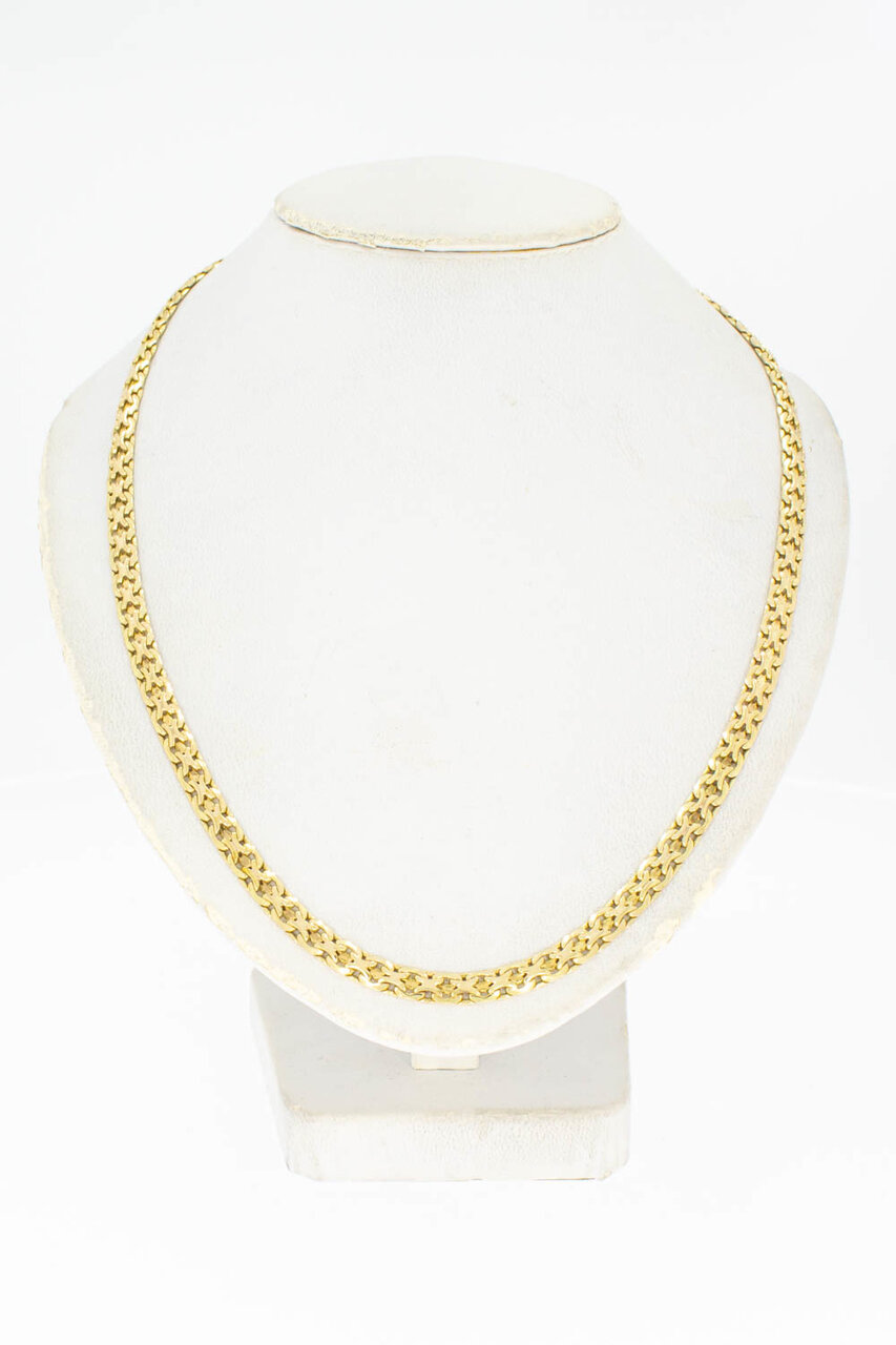 14 Karaat gouden Vintage schakel Collier - 45,4 cm