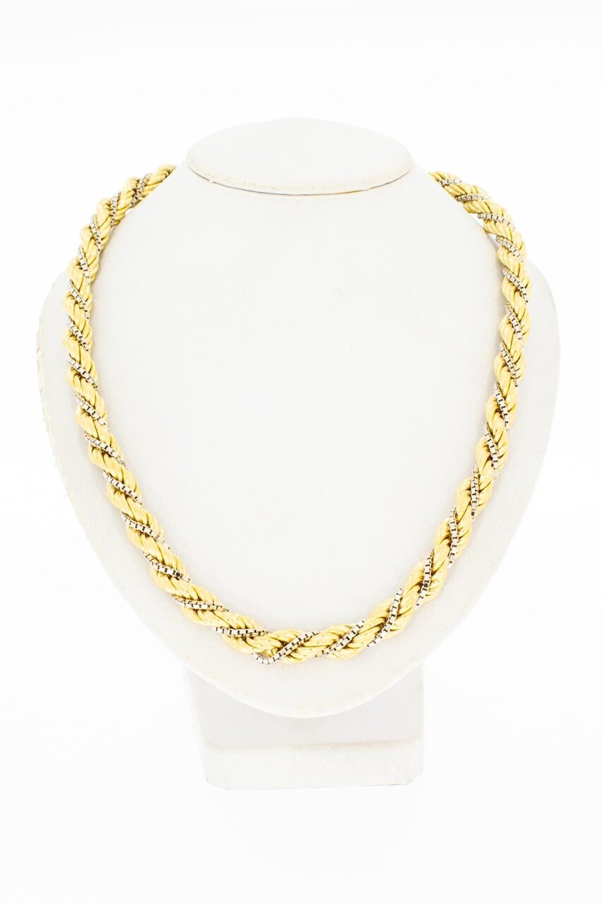 18 Karaat gouden Rope Chain - 81,5 cm