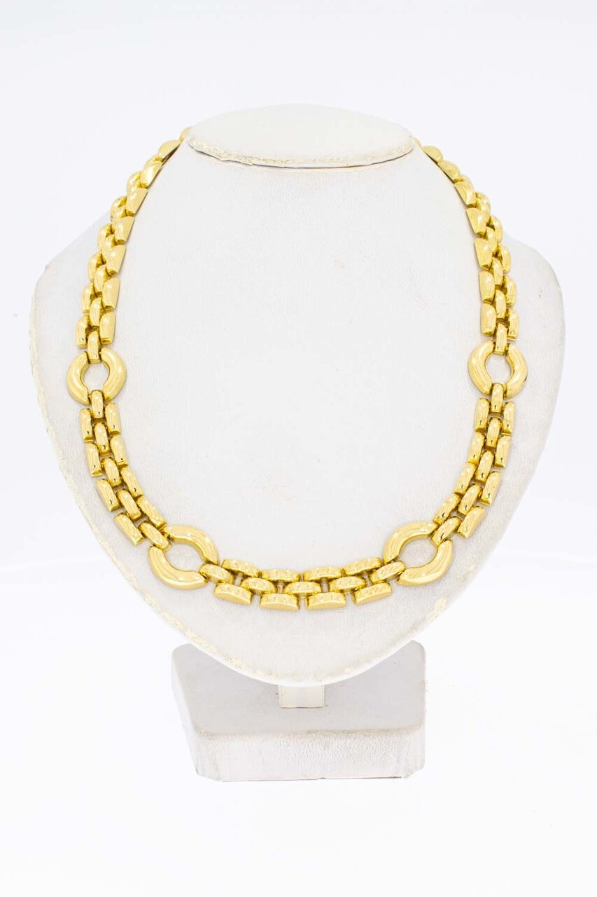 18 Karaat geelgouden Tank Collier - 43,5 cm