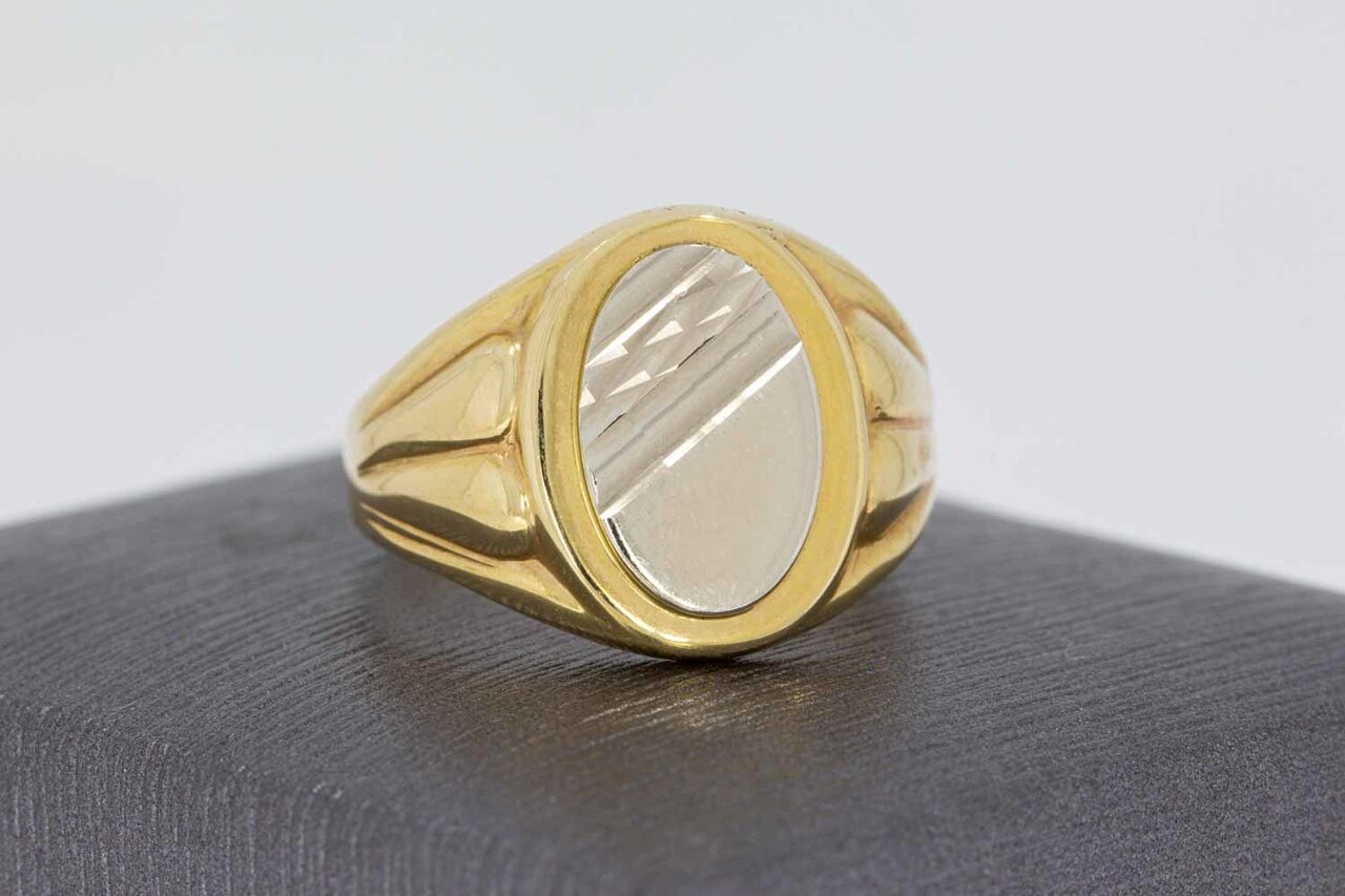 14 Karaat Statement ring  -  ringmaat 19,3 mm