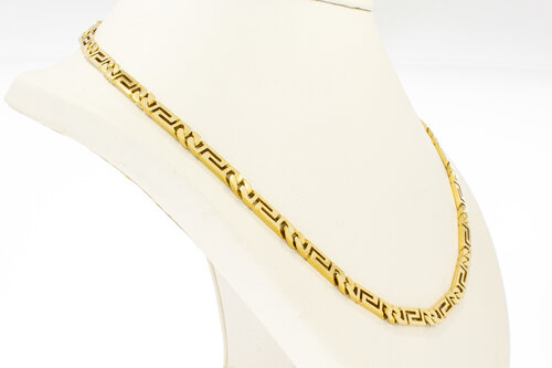 14 Karaat gouden -Versace style- ketting - 51,6 cm