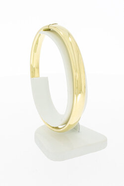 Brede Bangle-armband 14 karaat goud