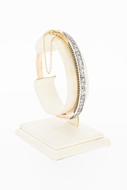 Bangle- diamant armband 18 karaat goud