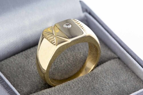 14 karaat goud Statement ring - 18,9 mm