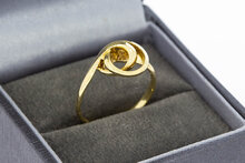 14 karaat Gouden Knoop ring - 17 mm