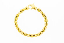 18 Karaat geelgouden Anker armband - 20,3 cm