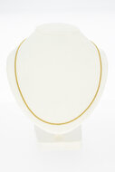 18K gouden Gourmet Ketting - 50,9 cm