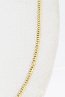 14 Karaat gouden Gourmet schakel Collier - 43,9 cm