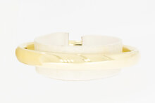 Geel gouden 14 Karaat Slavenarmband