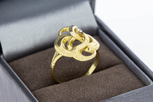 Vintage ring 9 karaat (geel) - 17,5 mm