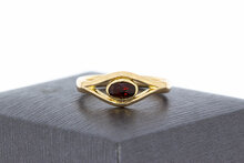 Vintage Granaat ring 14 karaat - 17,4 mm