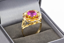 Vintage Spinel ring Spinel 18 karaat goud - 16,8 mm