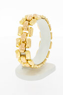 Brede Vintage gouden armband 18K - 19,2 cm