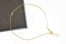 14 Karaat gouden dames Collier met hanger - 42 cm