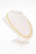 18 Karaat goud Figaro Collier - 45,8 cm