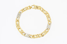 14 Karaat  gouden herenarmband Rolex - 22,2 cm