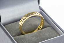 Vintage Bandring 14 karaat goud - 20 mm