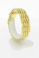 14 Karaat gouden brede Vintage armband - 19,9 cm