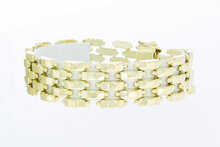 14 Karaat gouden Tank armband - 20,8 cm