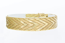 18 Karaat geel gouden Vintage armband - 19 cm