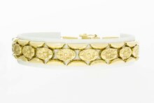 14 Karaat gouden Vintage schakelarmband - 19,6 cm