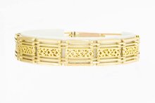 14 Karaat Vintage armband met Diamant - 19,8 cm