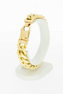 18 Karaat gouden heren armband - 20,9 cm