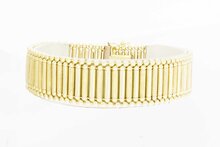 Vintage Spijltjes goud armband 14 Karaat - 19,6 cm