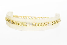 14 Karaat Gourmet gouden armband -  24 cm