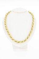 18 Karaat gouden Rope Chain - 81,5 cm