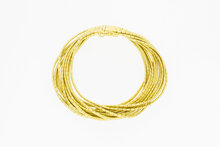 18 Karaat gouden dames armband - 18,9