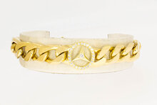 18 Karaat gouden Gourmet armband - 21,4 cm