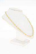 14 Karaat gouden Anker schakel Collier - 38,3 cm