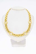 18 Karaat gouden  Tank Collier - 43,5 cm