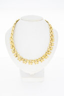 14 karaat geel gouden Vintage collier - 42,7 cm