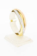 18 Karaat gouden diamant Bangle armband