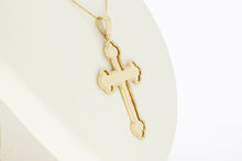 Gouden Kruis 14 karaat hanger - 5,8 cm