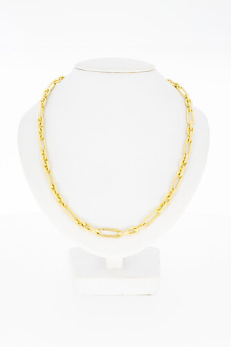 18 Karaat gouden gefigureerde Anker Collier- 43,5 cm