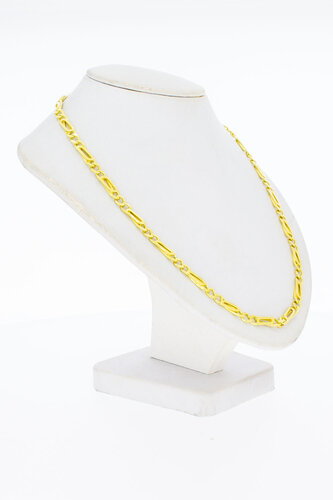 18 Karaat geel gouden Valkoog Collier - 44 cm