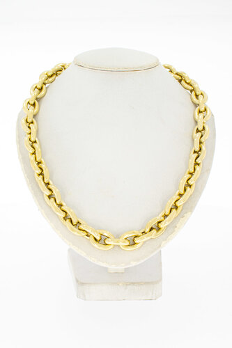 18 Karaat geelgouden Anker Collier - 43,1 cm