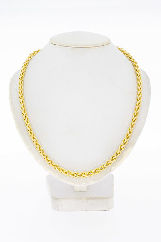 14 Karaat gouden Vossenstaart Collier - 45,3 cm