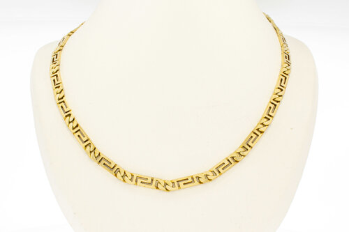 14 Karaat gouden -Versace style- ketting - 51,6 cm