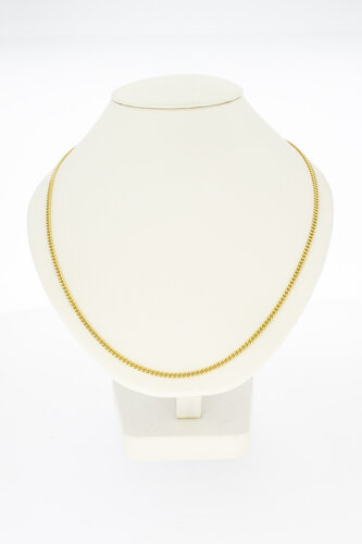 Gourmet ketting 14 karaat goud - 48 cm