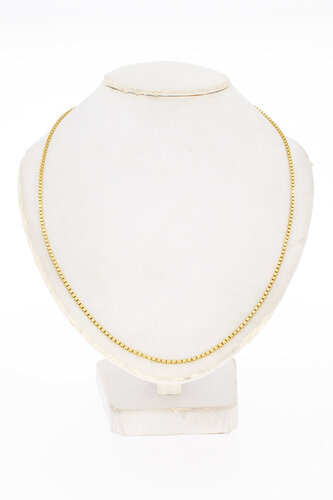 18 Karaat geel gouden Venetiaans Collier - 41 cm