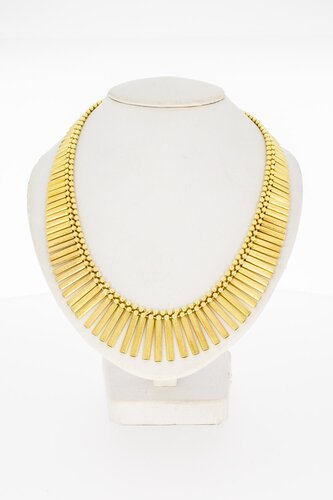 18 Karaat geelgouden Zonnestraal Collier - 44 cm