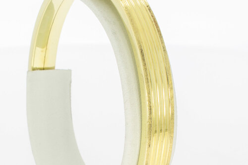 Bangle- armband geel goud 14 Karaat